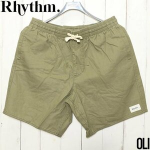 【送料無料】ショーツ ハーフパンツ リネン Rhythm リズム CLASSIC LINEN JAM CL21M-JA11　OLI 30インチ