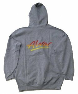 JB即決 ALVA SKATES トニーアルバ O.G LOGO オリジナルロゴ ZIP ジッパーフードスウェット パーカ 灰 ヘザーグレーxフェード Lサイズ 新品