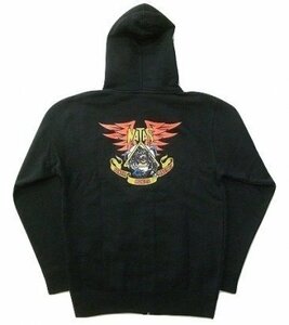 JB即決 SANTACRUZ サンタクルーズ SMA NATAS PANTHER ZIP HOOD パンサー ナタス ジッパーフードスウェット パーカー 　黒 Lサイズ 新品