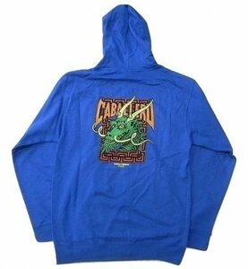 JB即決 POWELL PERALTA パウエル CABALLERO STREET DRAGON ZIP HOOD キャバレロ ストリート ジッパーフードスウェット 青 XLサイズ 新品