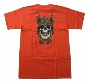 JB即決 POWELL PERALTA パウエル ANDY ANDERSON SKULL アンディ アンダーソン Tシャツ RED 赤 レッド Sサイズ 新品 USA 90