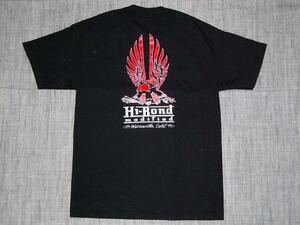 JB即決　HI-BOND MODIFIED　ハイボンド　 イーグル Tシャツ 黒x赤　Sサイズ　新品 JASON JESSEE ジェイソンジェシー