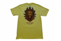 JB即決 POWELL PERALTA パウエル SALMAN AGAH LION サルマンアガー ライオン Tシャツ 黄 BANANA バナナ Lサイズ 新品 USA 90_画像1