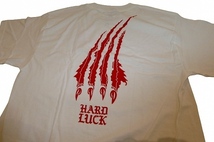 JB即決　HARDLUCK ハードラック CLAW クロー 爪 Tシャツ WHITE 白x赤 ホワイト/レッド Mサイズ　新品_画像4