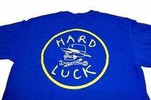 JB即決　HARDLUCK ハードラック OG PATCH LOGO PRINT オリジナルロゴ プリント Tシャツ 青x黄x白 ロイヤル/イエロー XLサイズ　新品_画像4