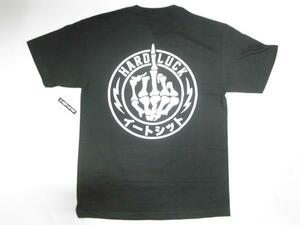 JB即決★　HARDLUCK ハードラック イートシットフィンガー カタカナ　Tシャツ 黒 Mサイズ　新品