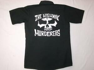 JB即決　ジョニービー別注！　新品　THE HIGHWAY　MURDERERS　ハイウェイマーダース　ワークシャツ　黒　Mサイズ　新品