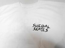 JB即決 SUICIDAL SKATES スーサイダル スケート PUNK FLYER パンクフライヤー Tシャツ 白 Sサイズ 新品 DOGTOWN VENICE_画像3