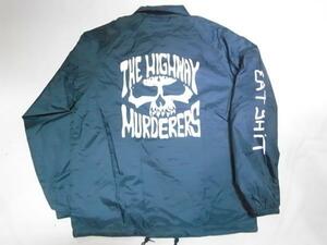 JB即決 JONNY BEE ジョニービー別注！THE HIGHWAY MURDERERS ハイウェイマーダース 限定EATSHITスリーブ コーチジャケット紺 M 新品JESSEE