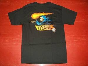 JB即決 SANTACRUZ サンタクルーズ COREY OBRIEN フロント オブライエン Tシャツ 黒 Mサイズ　 新品 POWELL 80 90 THRASHER