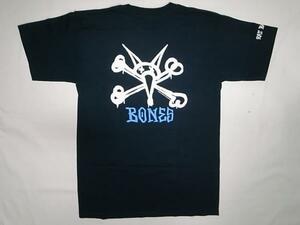 JB即決★ POWELL　PERALTA パウエル　RATBONES ラットボーン Tシャツ　紺 ネイビー Sサイズ　新品　BONES BRIGADE　