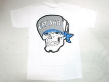 JB即決 DOGTOWN ドッグタウン x SUICIDAL SKATES スーサイダル JASON JESSEE ジェイソンジェシー EAT SHIT SKULL Tシャツ 白 Lサイズ 新品_画像1