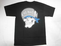 JB即決 DOGTOWN ドッグタウン x SUICIDAL SKATES スーサイダル JASON JESSEE ジェイソンジェシー EAT SHIT SKULL Tシャツ 黒 Lサイズ 新品_画像1