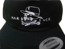 JB即決 HARDLUCK ハードラック ロゴプリント SNAPBACK スナップバックキャップ CAP BLACK 黒 ブラック　新品 DRIVEN JASON JESSEE GONZ_画像4