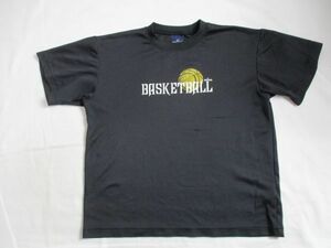 BD994【SPALDING・スポルディング】プリント　スポーツ　半袖　Ｔシャツ　男児　黒　150