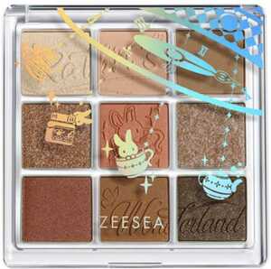 【新品】ZEESEA(ズーシー) クォーツ アイシャドウパレット9色アイシャドウ　キャラメルクリアイパレット カラーパレット 