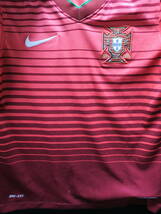 ポルトガル 代表 2014 ホーム ユニフォーム ジュニアXS 130cm ナイキ NIKE 送料無料 Portugal サッカー 子供 キッズ シャツ_画像7