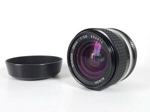 1スタ 美品 Nikon Ai NIKKOR 28mm F2.8S Ai-S ニッコール 単焦点 広角 レンズ フィルム 一眼レフ カメラ ニコン 1円 ヱOA4