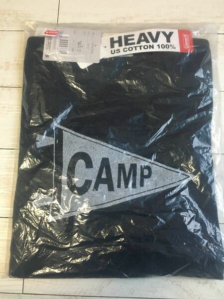 Coleman コールマン Heavy Camp tee ネイビー Mサイズ