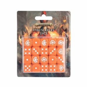 【ダイス：AGE OF SIGMAR】ファイアスレイヤー ダイスセット FYRESLAYERS DICE[84-50][WARHAMMER AGE OF SIGMAR]ウォーハンマー