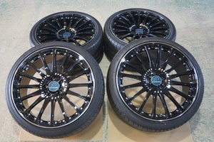 【中古タイヤ 未使用ホイール SET】245/35R20 275/30R20 カールソン 1/16 RSF GT 20 5H114.3 8.5J+40 9.5J+40 アルファード エスティマ RC