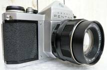 昭和レトロ 当時物 RETRO CAMERA PENTAX ペンタックス 旭光学 フィルムカメラ 一眼レフ SV フィルタ付 Super-Takumar F1.8/55mm M42_画像1