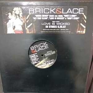 12inch USプロモ盤/BRICK&LACE NEVER NEVER