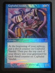 即決　MTG　トーメント　TOR　セファリッドの文化破壊者/Cephalid Vandal　31/143　FOIL　英語