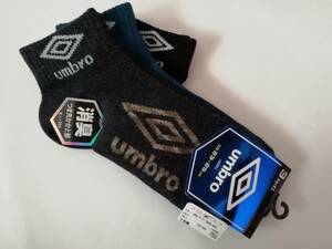 即決!!☆umbro ソックス3足 23－25㎝☆つま先かかと部消臭☆メンズ・レディース・キッズ☆スニーカーソックス・ショートソックス☆新品 