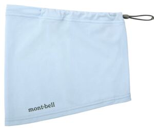 mont-bell WIC.クール ネックゲーター ライトブルーFreeサイズ 未使用
