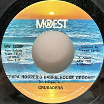 良好！7インチ USオリジナル CRUSADERS Spanish Harlem / Papa Hooper's Barrelhouse Groove ('72 Mowest) BEN E. KING 名曲カヴァー 試聴_画像2