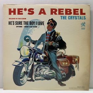 USオリジナル MONO 水色ラベ CRYSTALS He's A Rebel ('63 Philles) PHIL SPECTOR ザ・クリスタルズ／ヒーズ・ア・レベル 米 モノラル