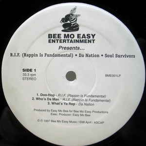 KENI BURKEネタ 12インチ オリジナル Various Bee Mo Easy Entertainment Presents... ('97 Bee Mo Easy) サンプリング