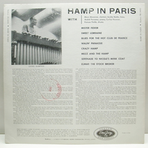 USオリジナル [YMG, 銀縁, 小ドラマー] LIONEL HAMPTON Hamp In Paris (EmArcy MG-36032) Mezz Mezzrow, Andre Persiany, Buddy Banks ほか_画像2