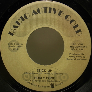 試聴 美再生 US 7インチ HONEY CONE Stick Up / The Day (Radio Active Gold) ノーザン・ソウル 試聴 45 RPM.