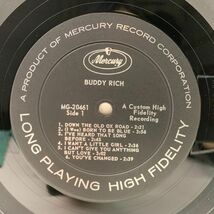 良好盤!! USオリジナル MONO 深溝 BUDDY RICH The Voice Is Rich ('59 Mercury) 独特の魅力に溢れた味わい深いリッチなヴォーカル作品_画像3