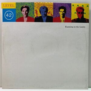 美盤!! 蘭オリジナル 45RPM. LEVEL 42 Running In The Family ('87 Polydor) 12インチ Fusion, Funk, Synth-pop