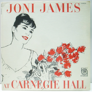 良品!! 深溝 MONO オリジナル JONI JAMES At Carnegie Hall ('59 MGM) コーティング・ジャケ