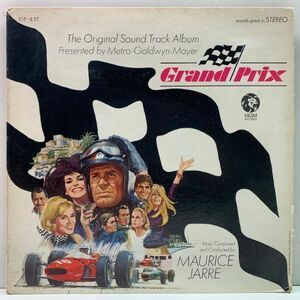 病める無限のブッダの世界 Inst ジャケ・ネタ！USオリジナル 初版 マルチロゴ MAURICE JARRE Grand Prix - O.S.T. ('66 MGM) 見開き仕様