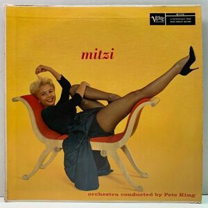 レア!! USオリジナル MONO T字青ラベル 深溝 MITZI GAYNOR Mitzi ('59 Verve MG V-2110) ミッチ・ゲイナー 米 初回 モノラル LP