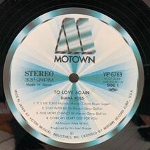 美品 '81年 JPNオリジ DIANA ROSS To Love Again (Motown) 解説付き ダイアナ・ロス／トゥ・ラブ・アゲイン JAZZY JEFF サンプリング ネタ_画像3