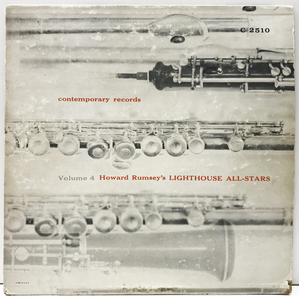 10'' US 完全オリジナル MONO 深溝 HOWARD RUMSEY Lighthouse All Stars Volume 4 (Contemporary C 2510) Bob Cooper, Claude Williamson