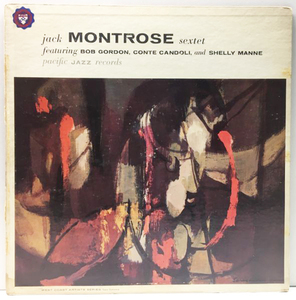 初版 FLAT 赤盤 US 完全オリジナル JACK MONTROSE SEXTET ('55 Pacific Jazz PJ-1208) Bob Gordon, Conte Candoli ほか