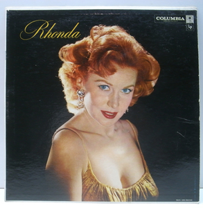 良好!! MONO 6eye 深溝 USオリジナル RHONDA FLEMING Rhonda ('58 Columbia) 1st デビュー作 | 赤毛・緑眼 テクニカラーの女王