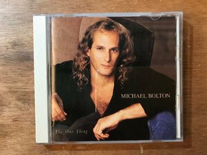 DD-5331■送料無料■ MICHAEL BOLTON THE ONE THING マイケルボルトン ロック AOR ブルーアイドソウル CD 音楽 MUSIC /くKOら