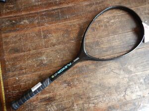  new goods softball type tennis racket 040716 YAMAHA FLEXEOR-R SL-2 white Showa Retro dead stock 