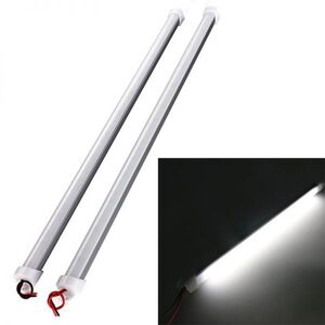 DD146 DC12V LED アルミバー LED テープライト LED テープ 30CM 42LED 二列 蛍光灯 白色 2本
