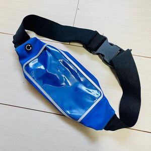 ジョギング・ランニング・ウォーキングに便利! スマホ用ウエストポーチ