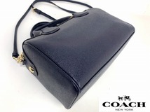 良品★送料無料★ コーチ COACH ラグジュアリー レザー ベネット サッチェル 2Way ショルダーバッグ ハンドバッグ_画像7