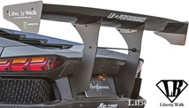 【M’s】Lamborghini アヴェンタドール (2011y-) LB-WORKS リアウイング Ver.2／／FRP エアロ ランボ Liberty Walk リバティーウォーク_画像1